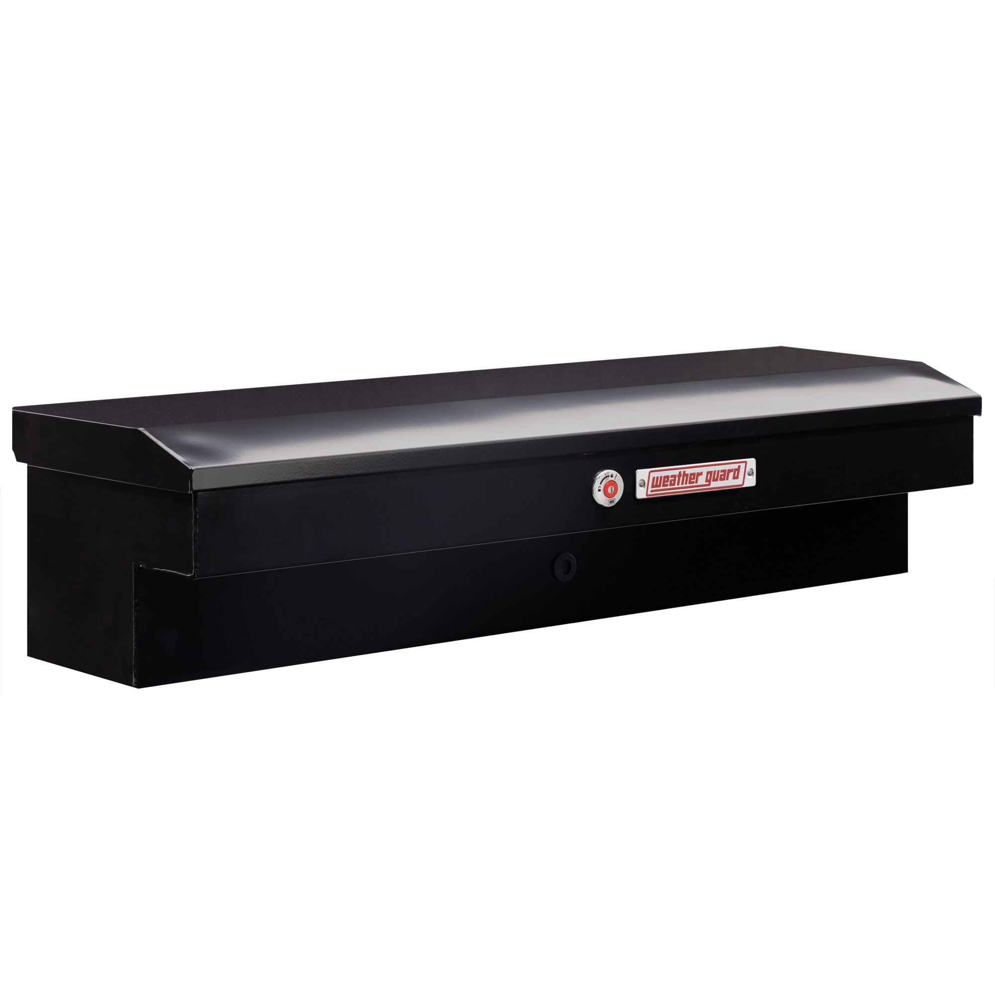 Weather Guard, 56in. L Lo-Side Box, Width 56 in, Material Steel, Color Finish Gloss Black, Model# 175-5-04
